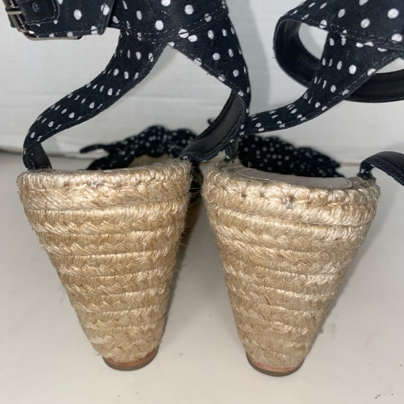 Loeffler Randall Espadrille Wedge Polkadot Sz 10 B Sandals - Picture 4 of 11